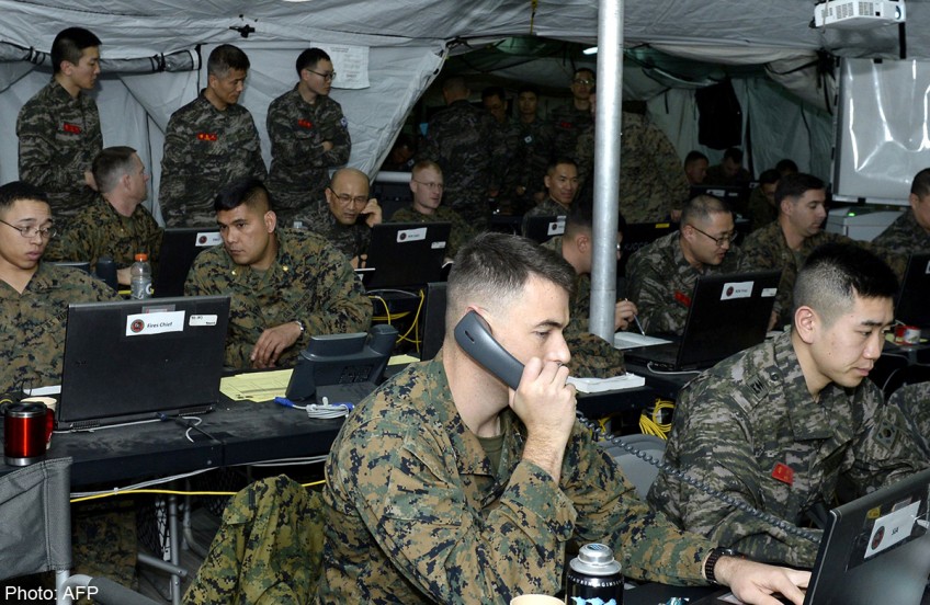 S Korea, US forces to start massive military landing drill