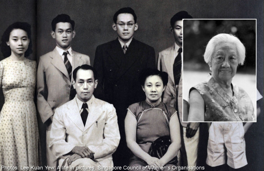 Mr Lee Kuan Yew's mother among 11 women inducted to Singapore Women's Hall of Fame
