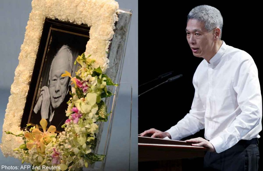 Lee Kuan Yew an extraordinary father, a father we share with Singapore: Lee Hsien Yang in eulogy 