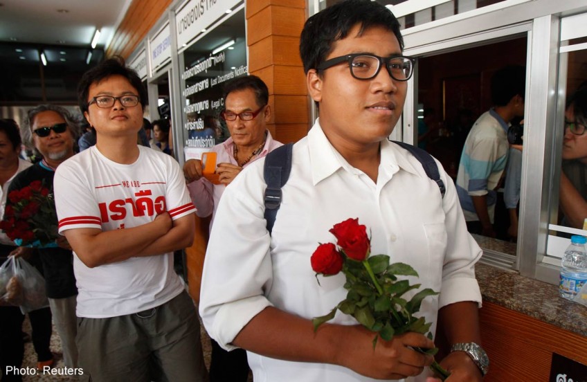 4 Thai activists to face military court in 'landmark case'