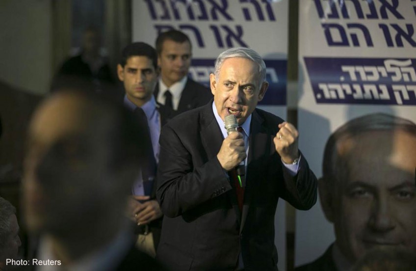 Flagging as election looms, Netanyahu ramps up rhetoric
