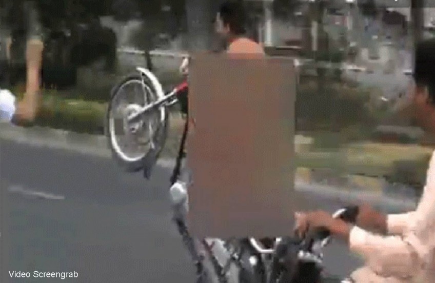Nude Pakistan motorcyclist arrested as video goes viral