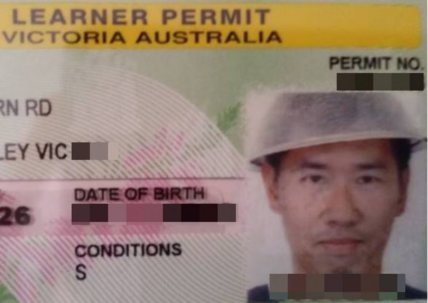Singaporean of 'Pastafarian' faith wears strainer for driving license photo