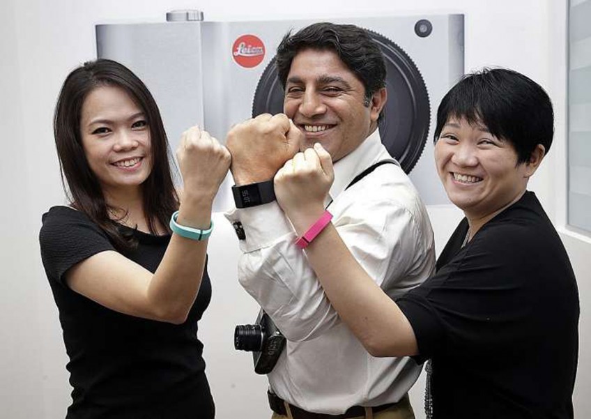 Firms help staff keep fit with fitness trackers