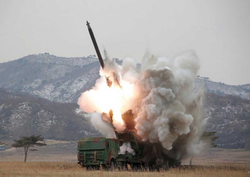 North Korea fires short-range missiles into sea