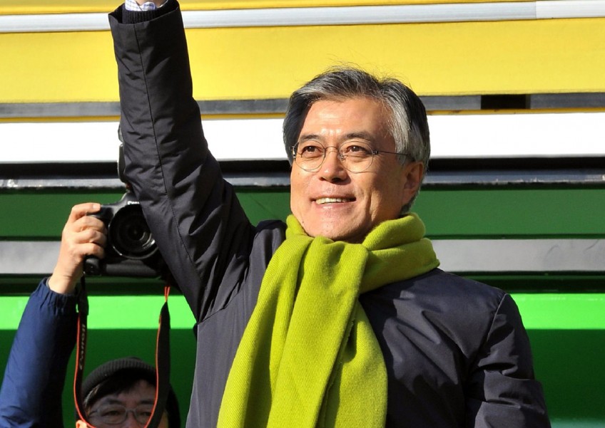 South Korea's presidential front runner calls for unity