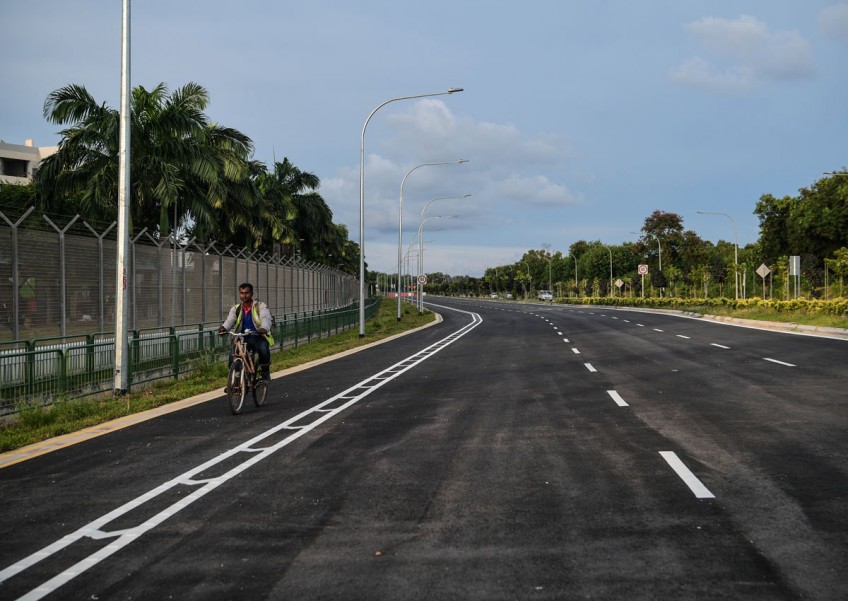 New on-road bicycle lane to open in Changi East