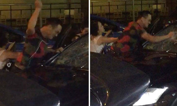 Man thumps on Merc windscreen until it shatters during dispute at Syed Alwi Road, sent to hospital