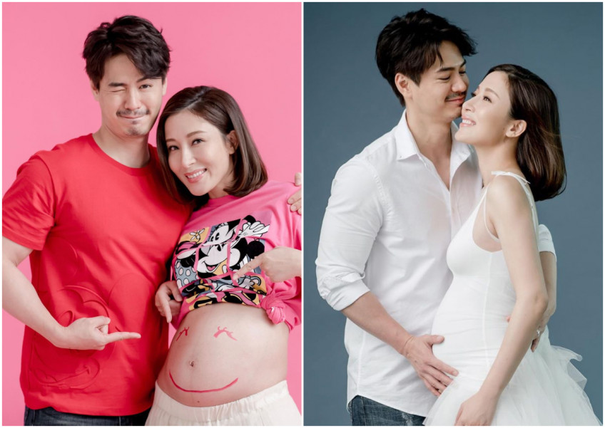 Tavia Yeung and Him Law reveal baby's gender in gorgeous maternity photo post