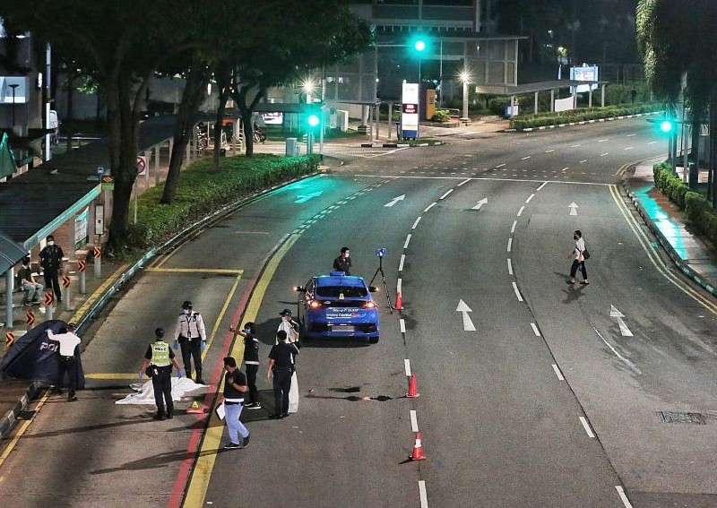 Man, 73, dies after being dragged 30m by taxi along North Bridge Road