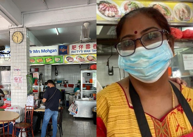 'There is still sadness in her eyes': Mrs Mohgan reopens prata stall after husband's death