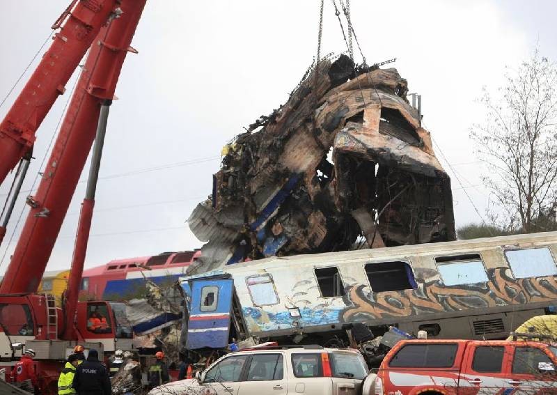 Greek train crash station master 'devastated', takes some blame