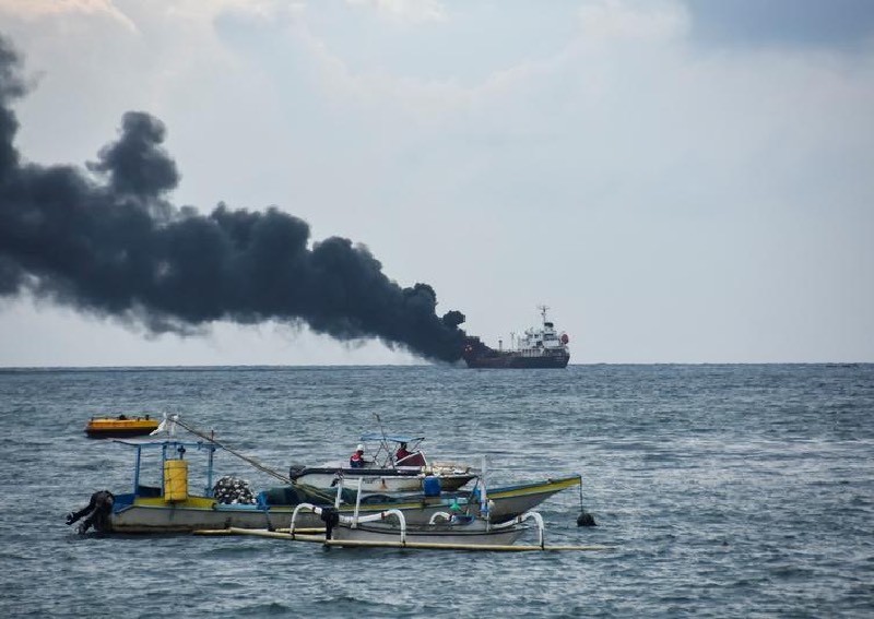 Indonesia's Pertamina says 2 crew killed after fire on tanker