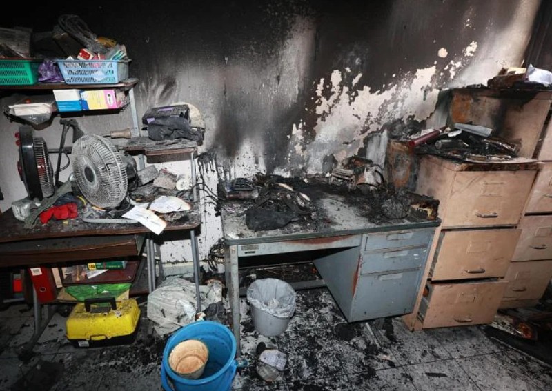 Cluttered and blackened: Couple in their 90s rescued from Pasir Ris flat fire