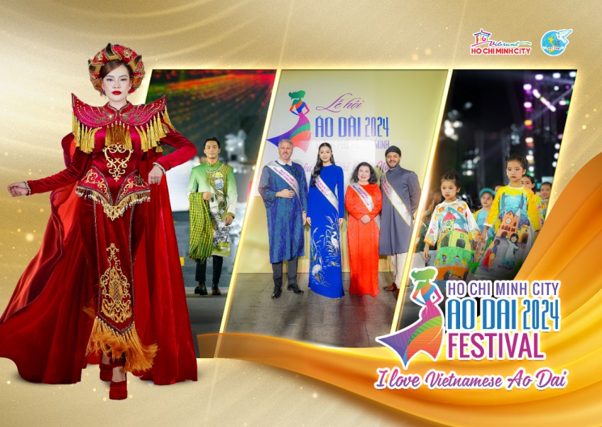 The Ho Chi Minh City Ao Dai Festival 2024: Attracting the enthusiasm of a wide range of city residents & tourists