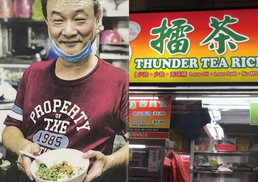 'I won't starve to death if I earn less': Hawker offers free thunder tea rice to senior citizens and people with disabilities