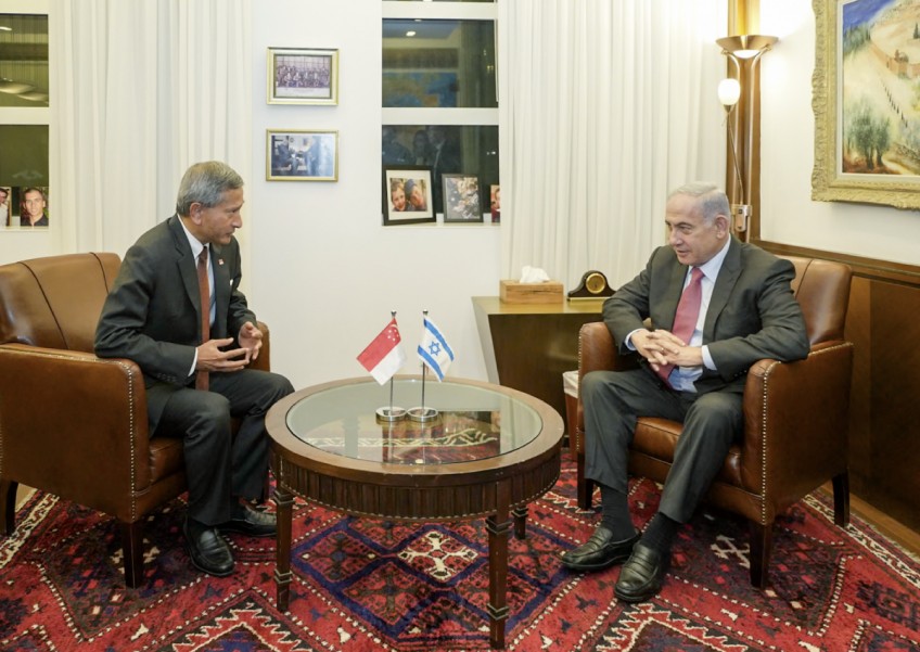 Vivian Balakrishnan visits Israel's leaders, tells them their military actions in Gaza have 'gone too far'
