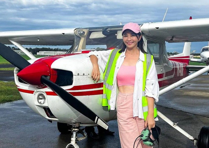 Chen Xiuhuan co-pilots plane for first time in Sydney: 'I'm scared of heights'