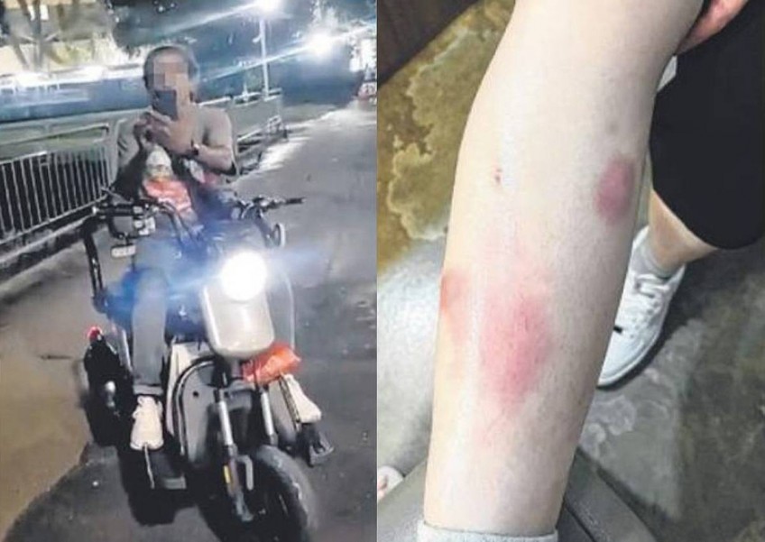 'He accused me of not paying attention': Pedestrian hurt after PMA user 'reeking of alcohol' crashes into her in Jurong