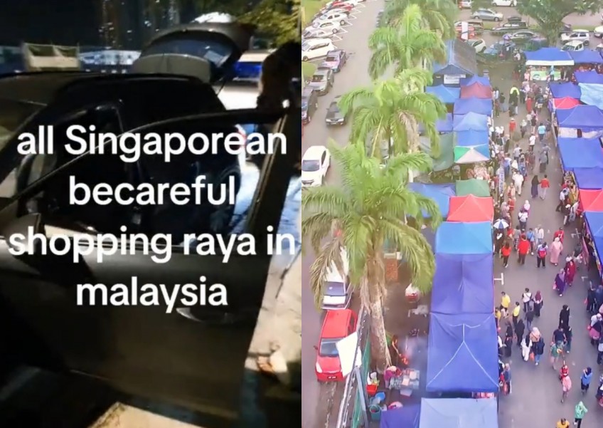 'Everything also want to rob': Man warns Singaporeans after car window gets smashed at JB Ramadan bazaar