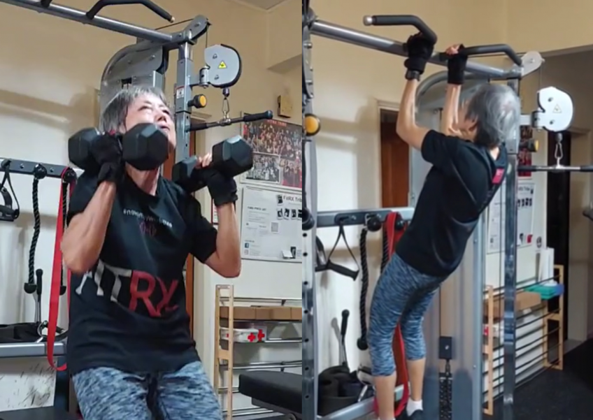 This 78-year-old Singaporean grandma does pull-ups and strength training exercises to stay healthy