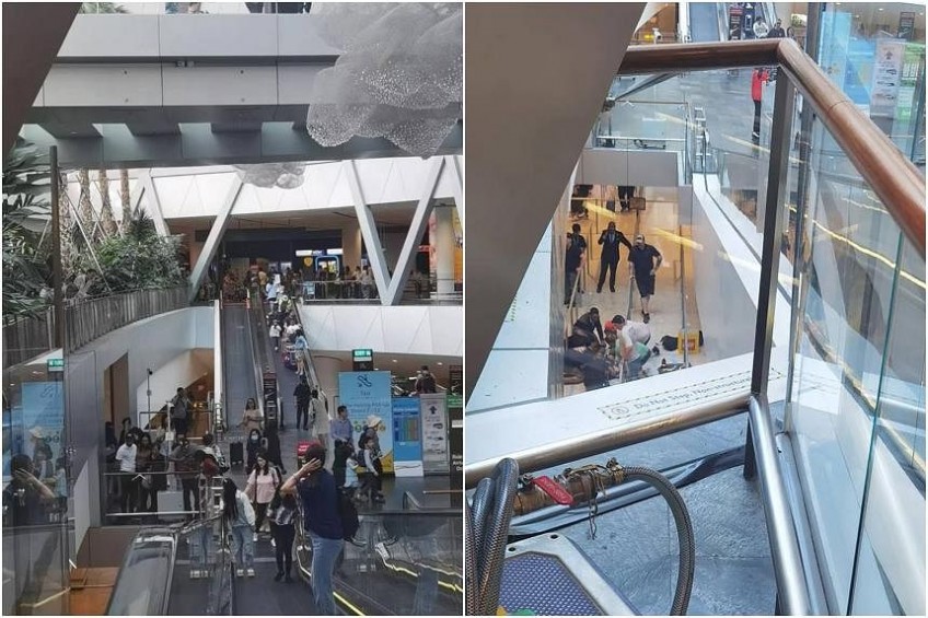 20-year-old man taken to hospital after falling from height in Changi Airport