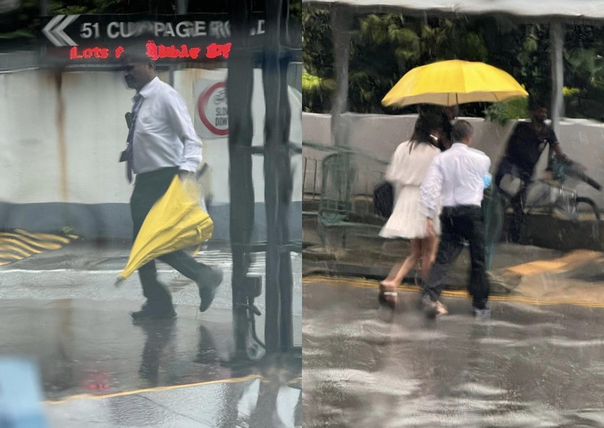 This made my day: Security guard in Orchard wins praises for sheltering strangers from rain