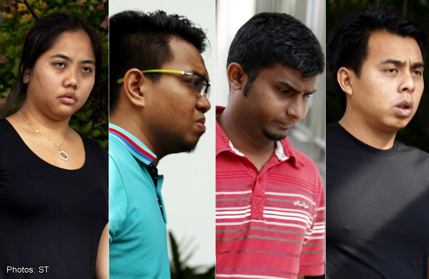 Four Malaysians jailed one week each for disorderly behaviour at football match