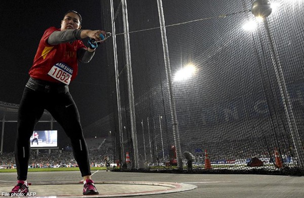 Doping: Chinese hammer thrower Zhang gets Asian Games gold returned