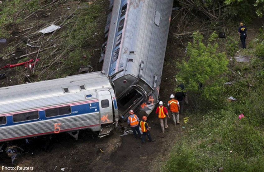 Amtrak train was traveling at twice speed limit when derailed