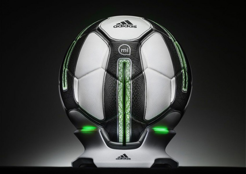 Bend it like Beckham with this adidas miCoach Smart Ball