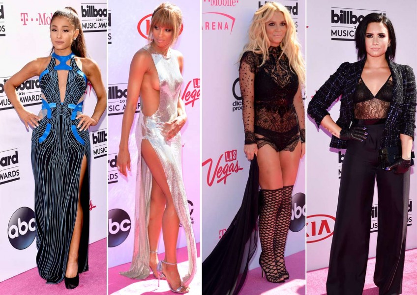 High-slits, sequins and pantsuits were hot at Billboard Music Awards 2016