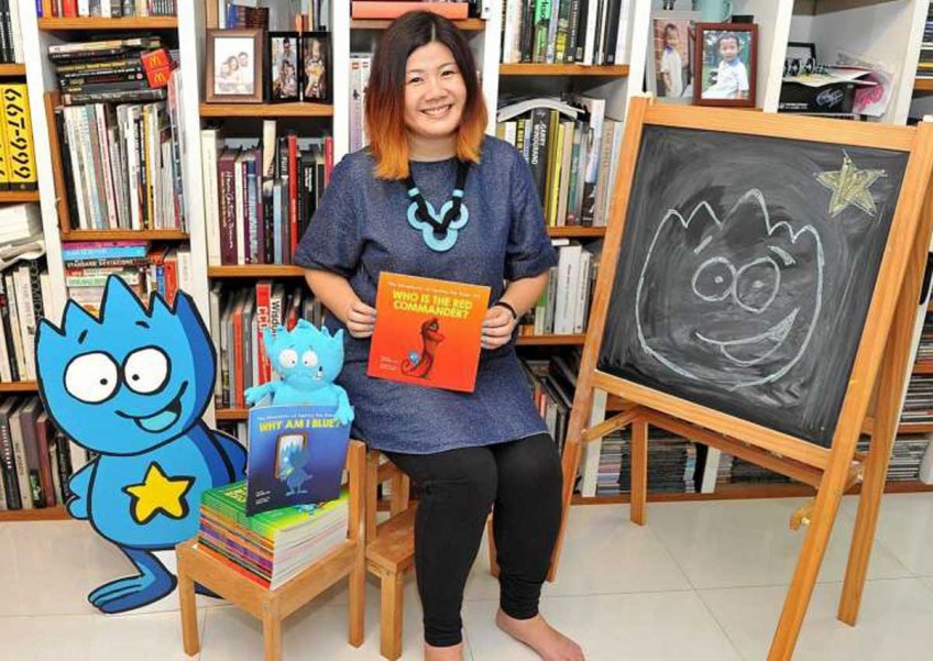 Singapore book about blue, spiky-haired alien wins US children's book award