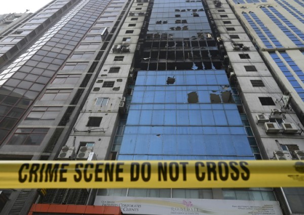 Bangladesh arrests owners of blaze-hit Dhaka tower