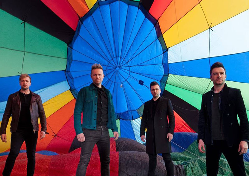 Boy band Westlife working on a film documenting reunion tour