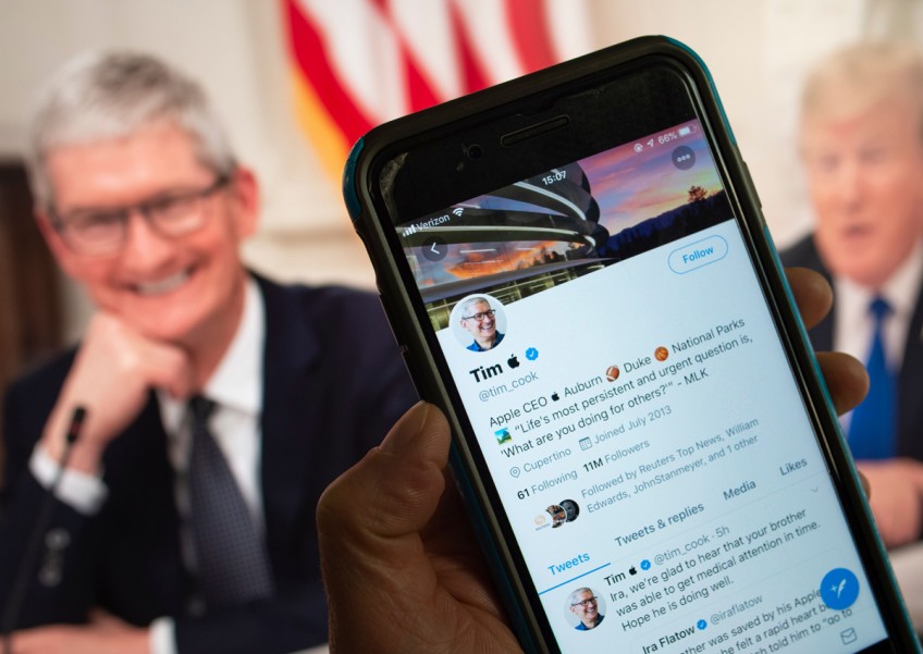 'Tim Apple' goes viral on social media after Trump gaffe