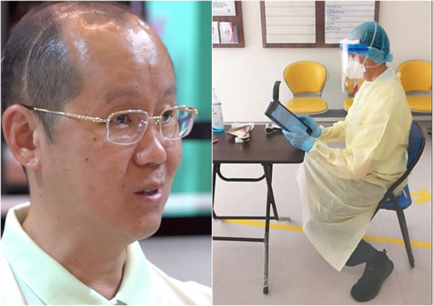 Brain injury survivor Takalah Tan now serves as frontliner at Tzu Chi clinic