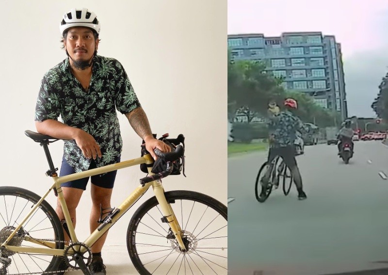 'It's funny how people misinterpreted me being the father': Cyclist who saved toddler from traffic in viral video