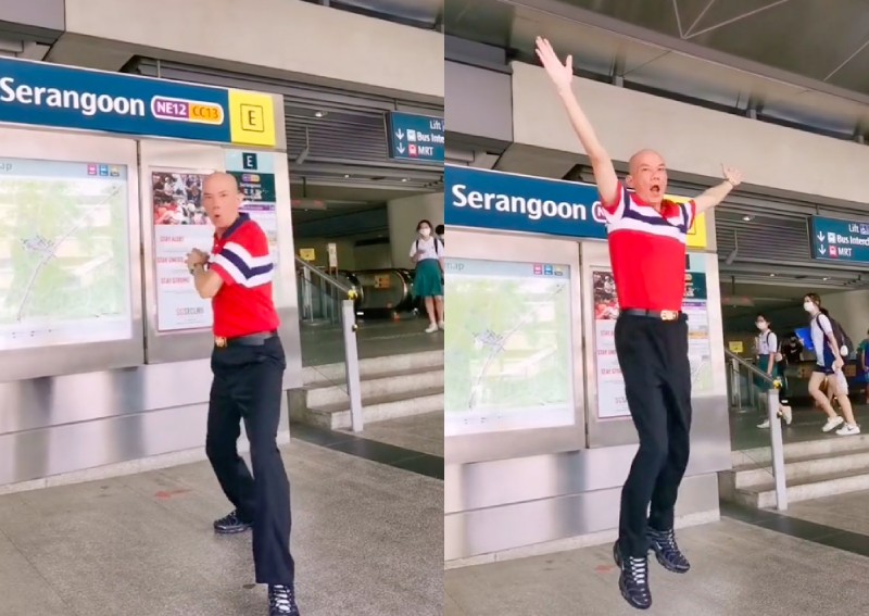 Who is this TikTok star dancing at random MRT stations and why are the young people following him?