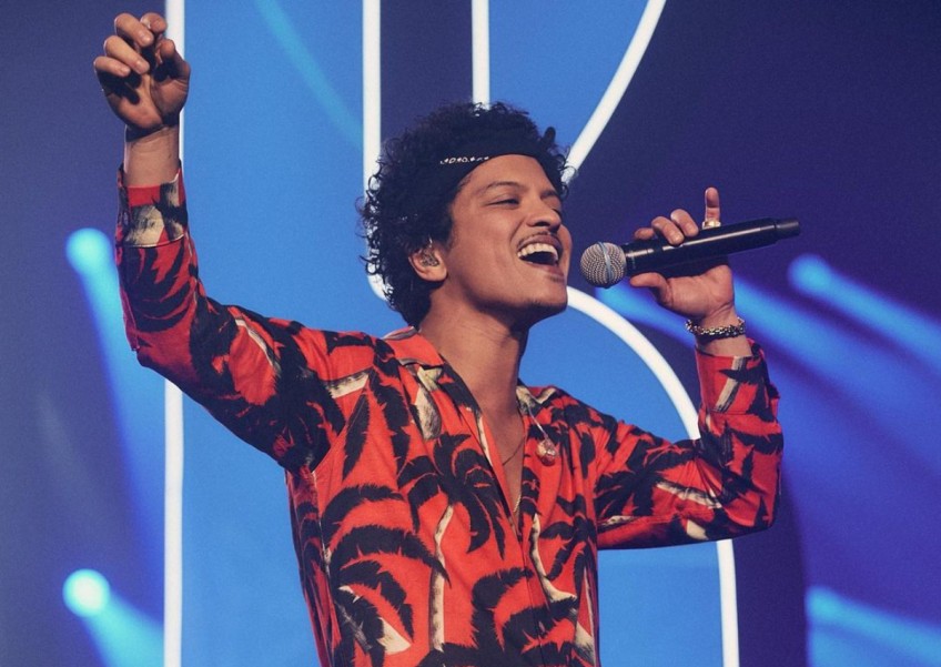 Bruno Mars working on first solo album in 7 years, Entertainment News -  AsiaOne
