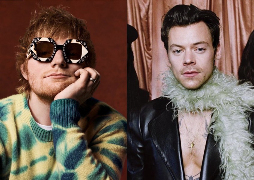 Ed Sheeran says he's super proud of Harry Styles' success as a solo artist