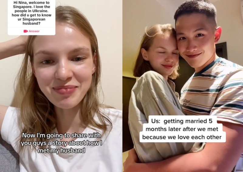 'In 4 months, he proposed': Ukrainian model opens up about love story with Singaporean husband
