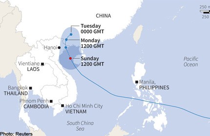 Typhoon Haiyan makes landfall in Vietnam: US meteorologists