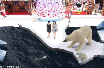 Winter-themed treasure hunt fun at Marina Square's augmented reality Christmas