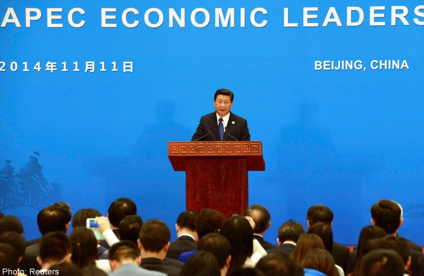 Xi urges faster APEC talks on China-backed free trade area
