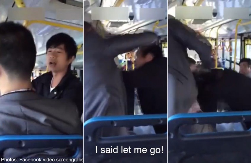 Man bashed up after nagging at commuter for eating on bus