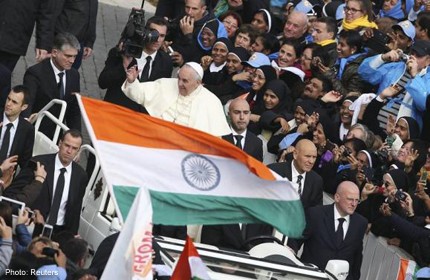 Pope declares sainthood of two Indians, four Italians