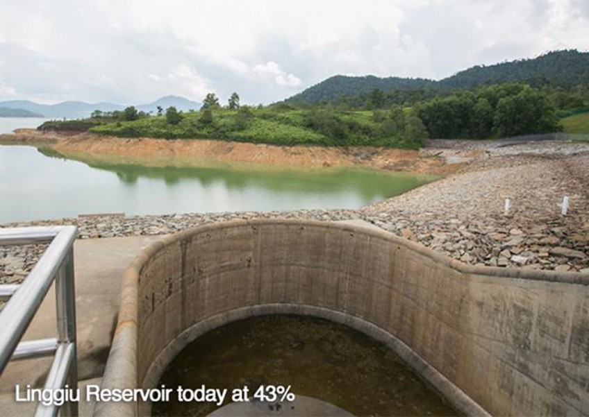 Water level in Linggiu Reservoir drops to record low: Masagos