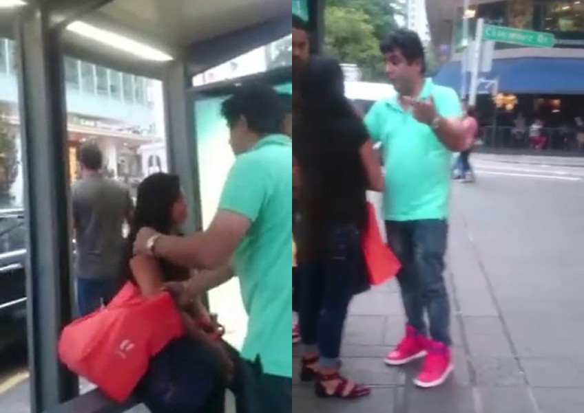 Man caught on video harassing and allegedly choking woman at Orchard Towers