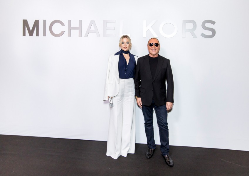 Kate Hudson makes special appearance at star-studded Michael Kors Mandarin Gallery opening